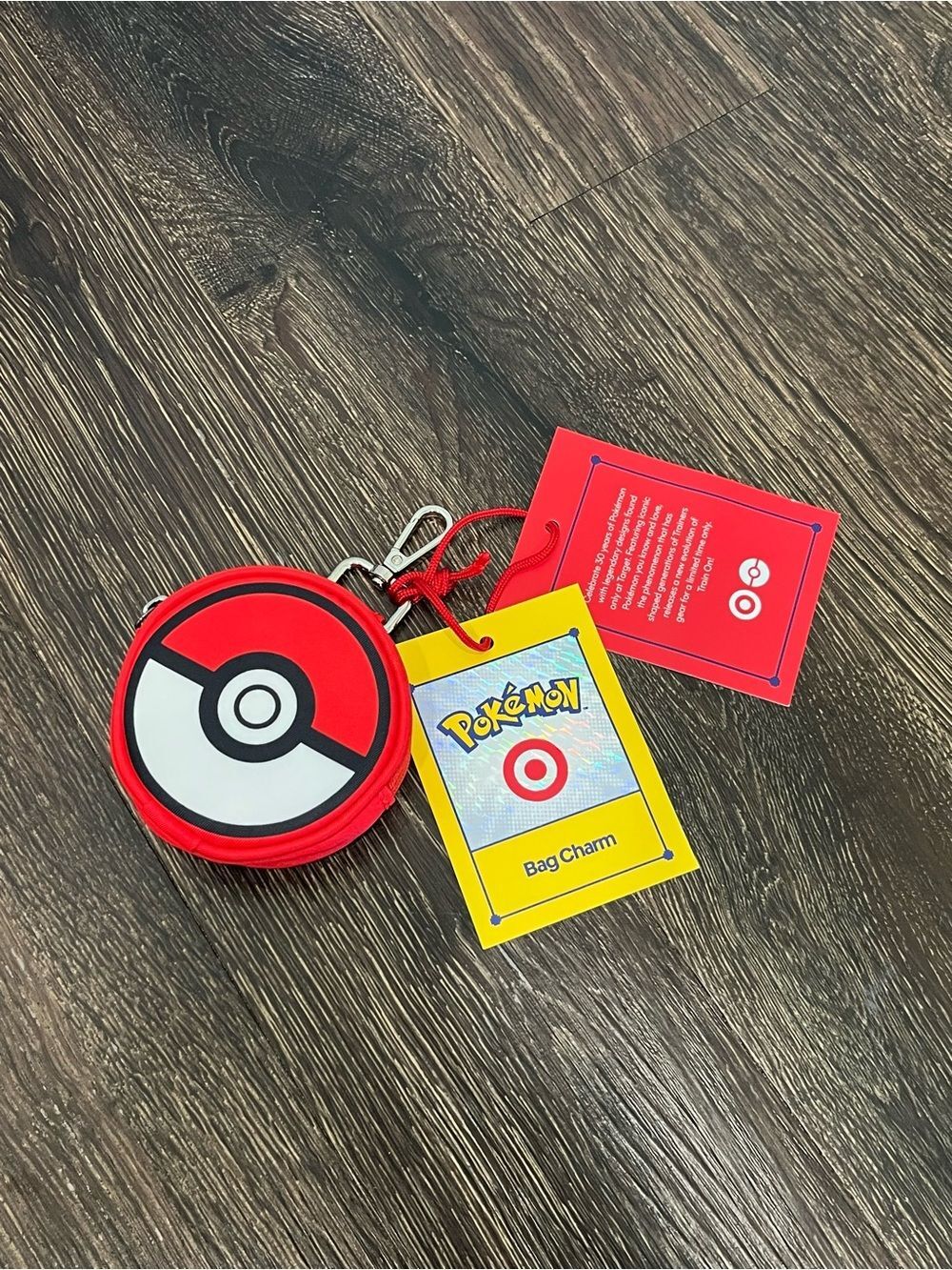 Poké Ball Bag Charm - Pokémon x Target Exclusive 30th Anniversary Limit NWT